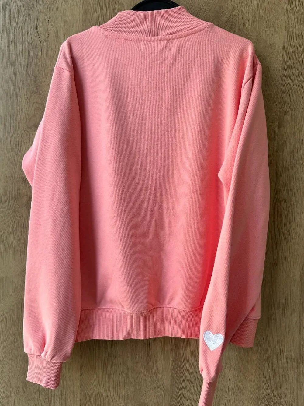 PARKE Varsity Letter Mock Neck Sweatshirt